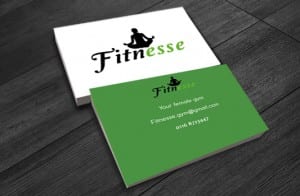 fitnesse business cards